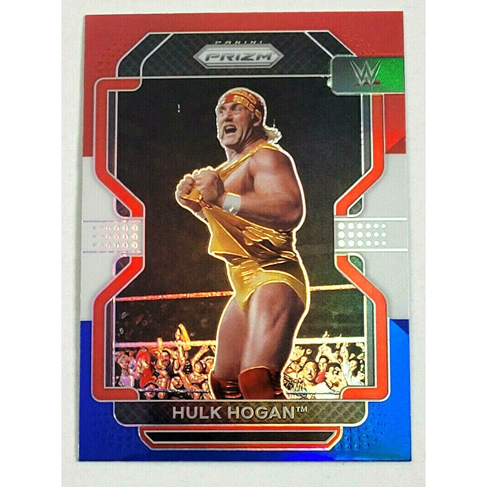 2022 WWE PANINI PRIZM - HULK HOGAN - RED WHITE BLUE PRIZM SP